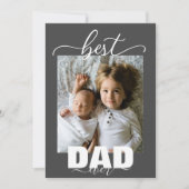 Beste papa ooit Kinderen foto Vaderdag Kaart (Voorkant)