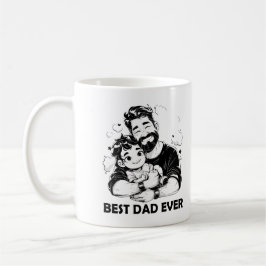 Beste papa ooit koffie - grappig en hartverwarmend koffiemok