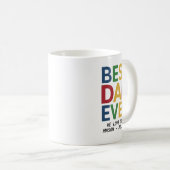 Beste papa ooit koffie - grappig en hartverwarmend koffiemok (Voorkant rechts)