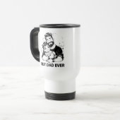 Beste papa ooit koffie - grappig en hartverwarmend reisbeker (Voorkant links)