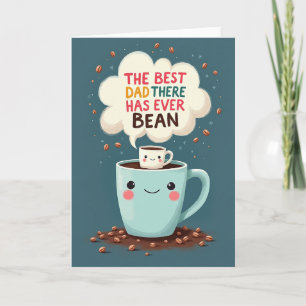 Beste Papa Ooit Koffie Kunstkaart Kaart