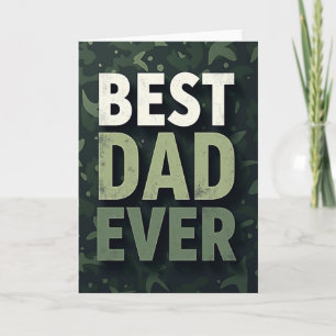 Beste Papa Ooit Kunstkaart Kaart