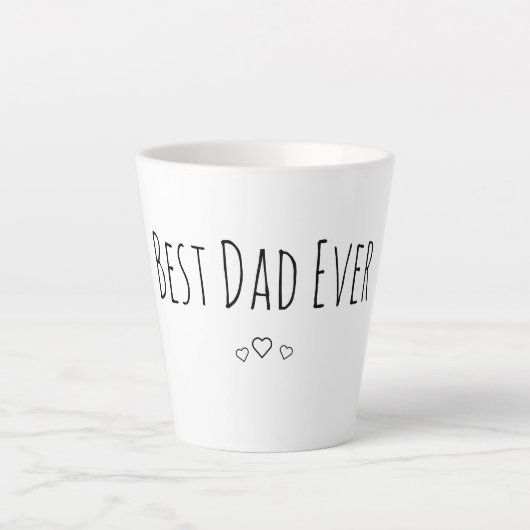 Beste Papa Ooit Latte Mok (Voorkant)