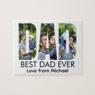 Beste papa ooit Letter Foto Legpuzzel