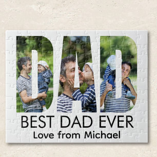 Beste papa ooit Letter Foto Legpuzzel