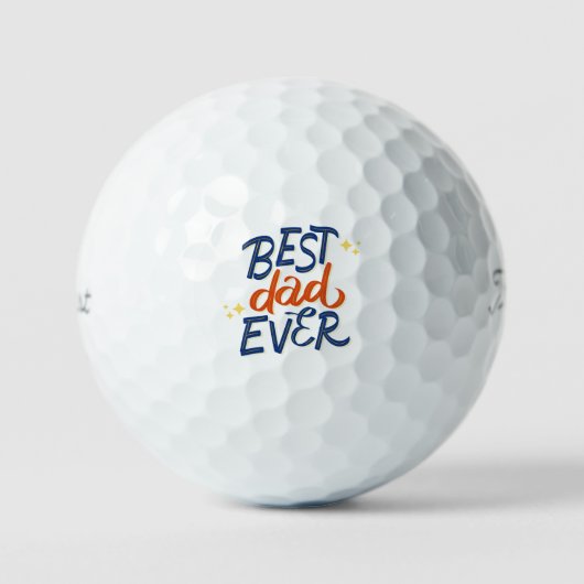 'Beste papa ooit' Leuk Vaderdag verjaardagscadeau  Golfballen (Voorkant)