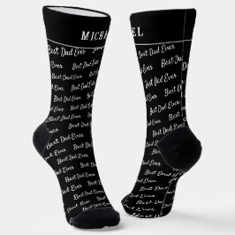 Beste papa ooit | Leuke monogram Sokken