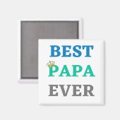 BESTE PAPA OOIT MAGNEET (Voorkant / Achterkant)