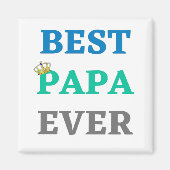 BESTE PAPA OOIT MAGNEET (Voorkant)