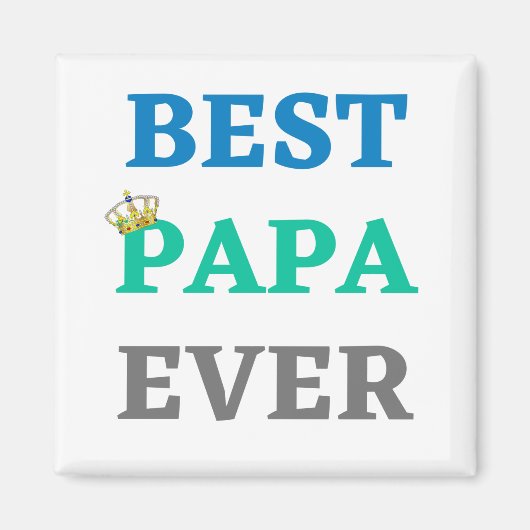 BESTE PAPA OOIT MAGNEET (Voorkant)