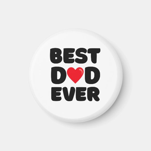Beste papa ooit magneet (Voorkant)