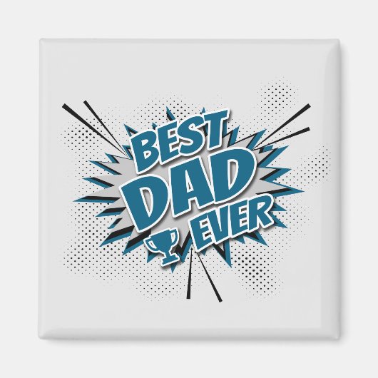 Beste Papa Ooit Magneet (Voorkant)