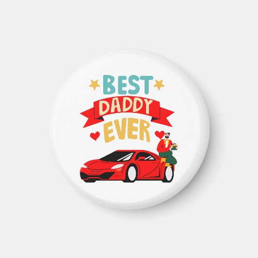 Beste Papa Ooit Magneet (Voorkant)