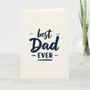 Beste Papa Ooit Marine Script Kaart