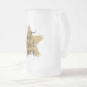 Beste papa ooit matglas bierpul (Voorkant rechts)