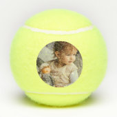 Beste papa ooit | Met de hand geletterde foto Tennisballen (Achterkant)