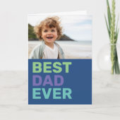 Beste papa ooit met foto - Vaderdag Kaart (Voorkant)