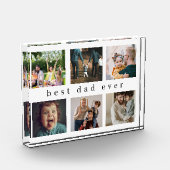 Beste papa ooit | Modern collage fotoblok (Links)
