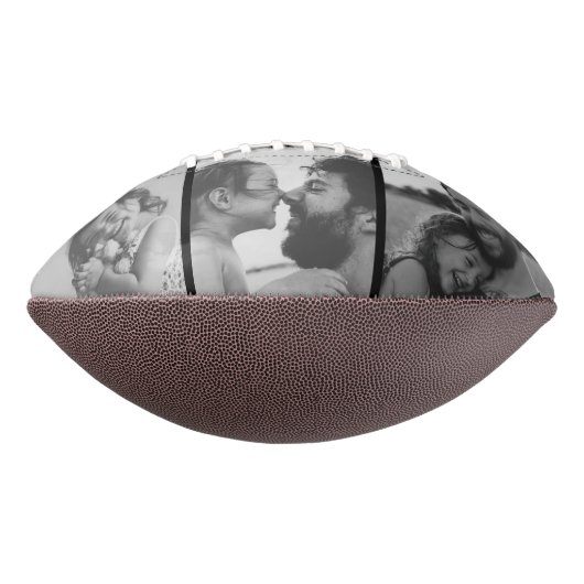BESTE PAPA OOIT Modern Cool Black and White Trendy American Football (Gedraaid 90)