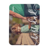 Beste papa ooit Modern Eenvoudig Speels Script Fot Magneet (Verticaal)