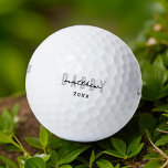 Beste papa ooit Modern Elegant Eenvoudige Vaderdag Golfballen<br><div class="desc">Dit eenvoudige en moderne ontwerp bestaat uit san serif typografie.</div>