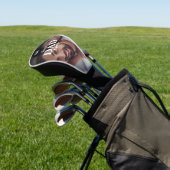 Beste papa ooit modern monogram & foto golfheadcover (Insitu)