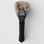 Beste papa ooit moderne coole steek aangepaste fot golfheadcover (Voorkant)