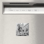Beste papa ooit moderne coole steek aangepaste fot magneet (Insitu (Vaatwasser))