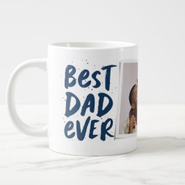 Beste papa ooit moderne foto marine Vaderdag Grote Koffiekop