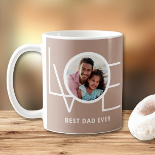Beste papa ooit moderne foto Vaderdag Koffiemok