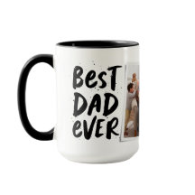 Beste papa ooit moderne foto zwarte Vaderdag