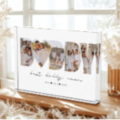 Beste papa ooit moderne fotocollage Vaderdag Fotoblokken