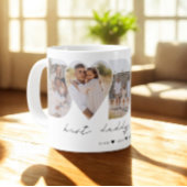 Beste papa ooit moderne fotocollage Vaderdag Grote Koffiekop