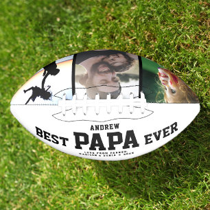 BESTE PAPA OOIT Moderne kleurenfoto American Football