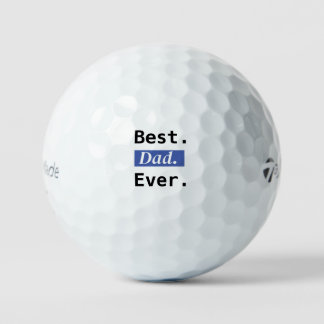 Beste papa ooit moderne typografie Golf Bal