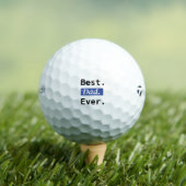 Beste papa ooit moderne typografie Golf Bal (Insitu Shirt)