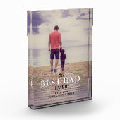 Beste papa ooit moderne typografie vol fotoblokken (Links)