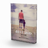 Beste papa ooit moderne typografie vol fotoblokken (Rechts)