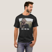 Beste papa ooit – moderne Vaderdag-foto T-shirt (Voorkant volledig)