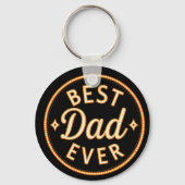 Beste papa ooit – Moedig, trots & stijlvol Sleutelhanger (Voorkant)