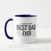 Beste Papa Ooit Mok | Accent Koffiemok (Links)