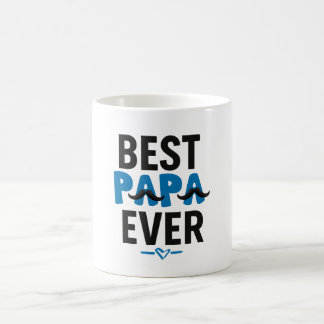 Beste Papa ooit Mok - Funny Mustache Dad Gift