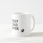 Beste papa ooit Mok - Grappig & oprechte cadeau vo (Voorkant rechts)