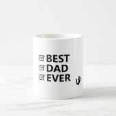 Beste papa ooit Mok - Grappig & oprechte cadeau vo (Center)