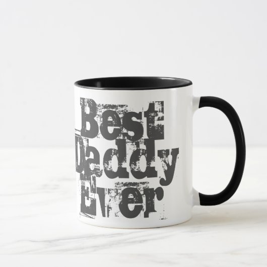 Beste papa ooit - Mok met tweetone koffie (Rechts)
