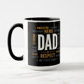 Beste Papa Ooit Mok | Respect Held Vader Koffiemok (Links)