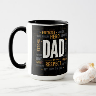 Beste Papa Ooit Mok   Respect Held Vader Koffiemok
