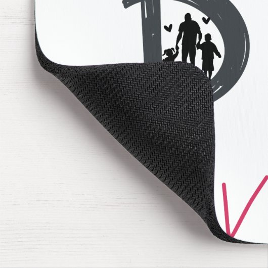 "Beste papa ooit" Mousepad Muismat (Hoek)