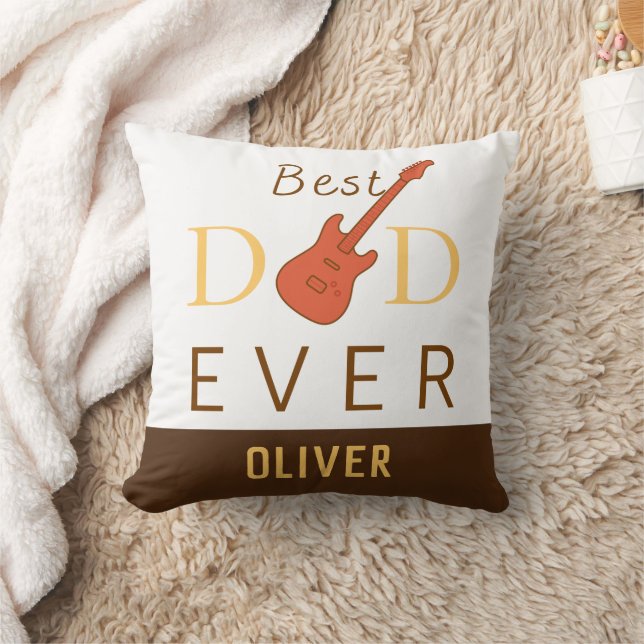 Beste papa ooit muziek Schattige Cool Modern Fathe Kussen (Deken)