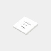 Beste papa ooit naam eenvoudig minimale vaderdag n post-it® notes (Schuin)